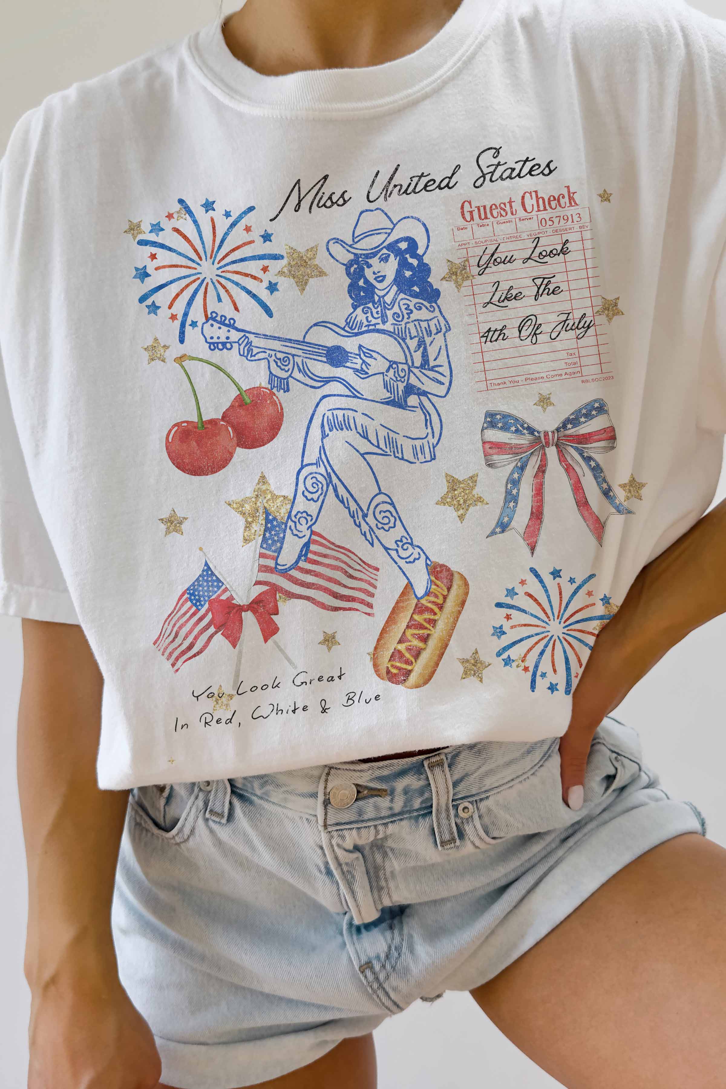 [G1938X-OTS]-MISS UNITED STATES OVERSIZED TEE